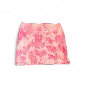 NWT Urban Outfitters Pink Tie Dye Jean Skirt